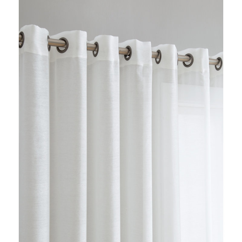 Zipcode Design Lenwood Patio Door Solid Sheer Grommet Single