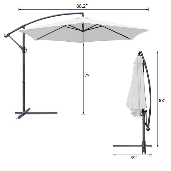 Tyringham 9.5' Cantilever Umbrella