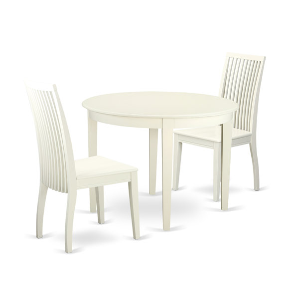 Hillhouse 3 Piece Solid Wood Dining Set By Red Barrel Studio New