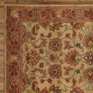 Farmhouse Rugs Birch Lane Niccolo Hand Tufted Wool Red Area Rug