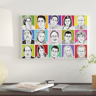 The Office Graphic Art Print On Canvas The Office Graphic Art Print On Canvas