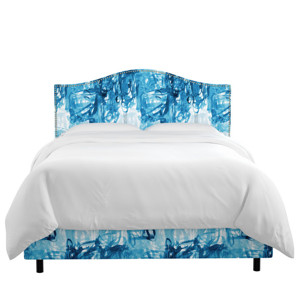 Best Choices Perrault Nail Button Linen Upholstered Platform Bed By Brayden Studio Wonderful