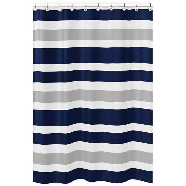 Stripe Brushed Microfiber Shower Curtain by Sweet Jojo Designs