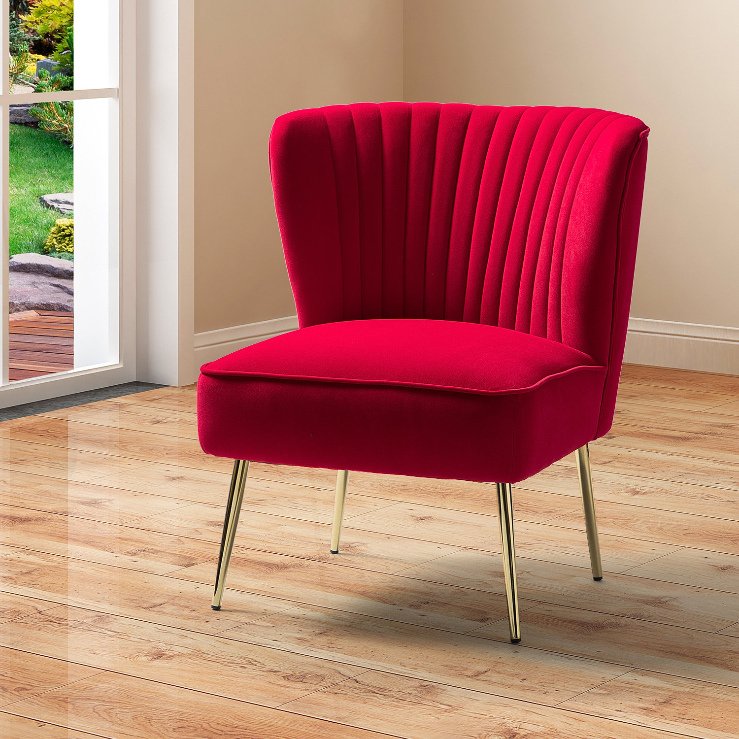 Red Accent Chairs Free Shipping Over 35 Wayfair