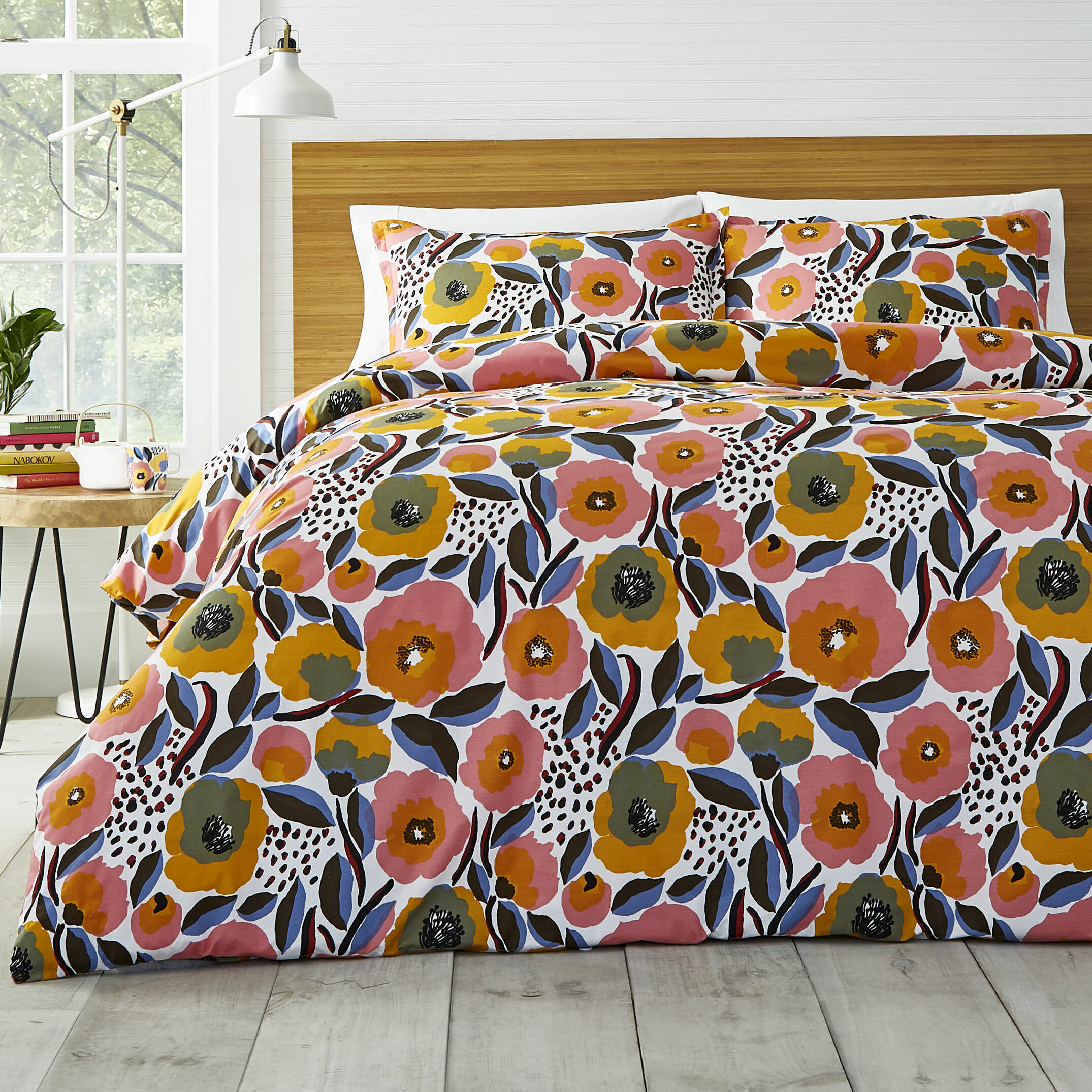 Rosarium Reversible Duvet Cover Set Reviews Allmodern