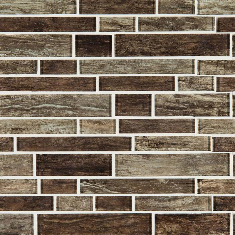 Msi Antico Pewter Interlocking Random Sized Gl Mosaic Tile In Antico Pewter Interlocking Random Sized Gl Mosaic Tile In Brown