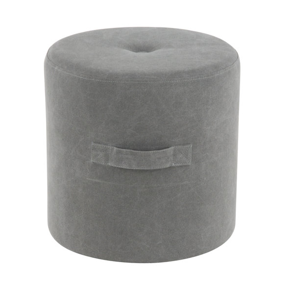 Henshaw Contemporary Round Tufted Pouf By Ebern Designs Best Design