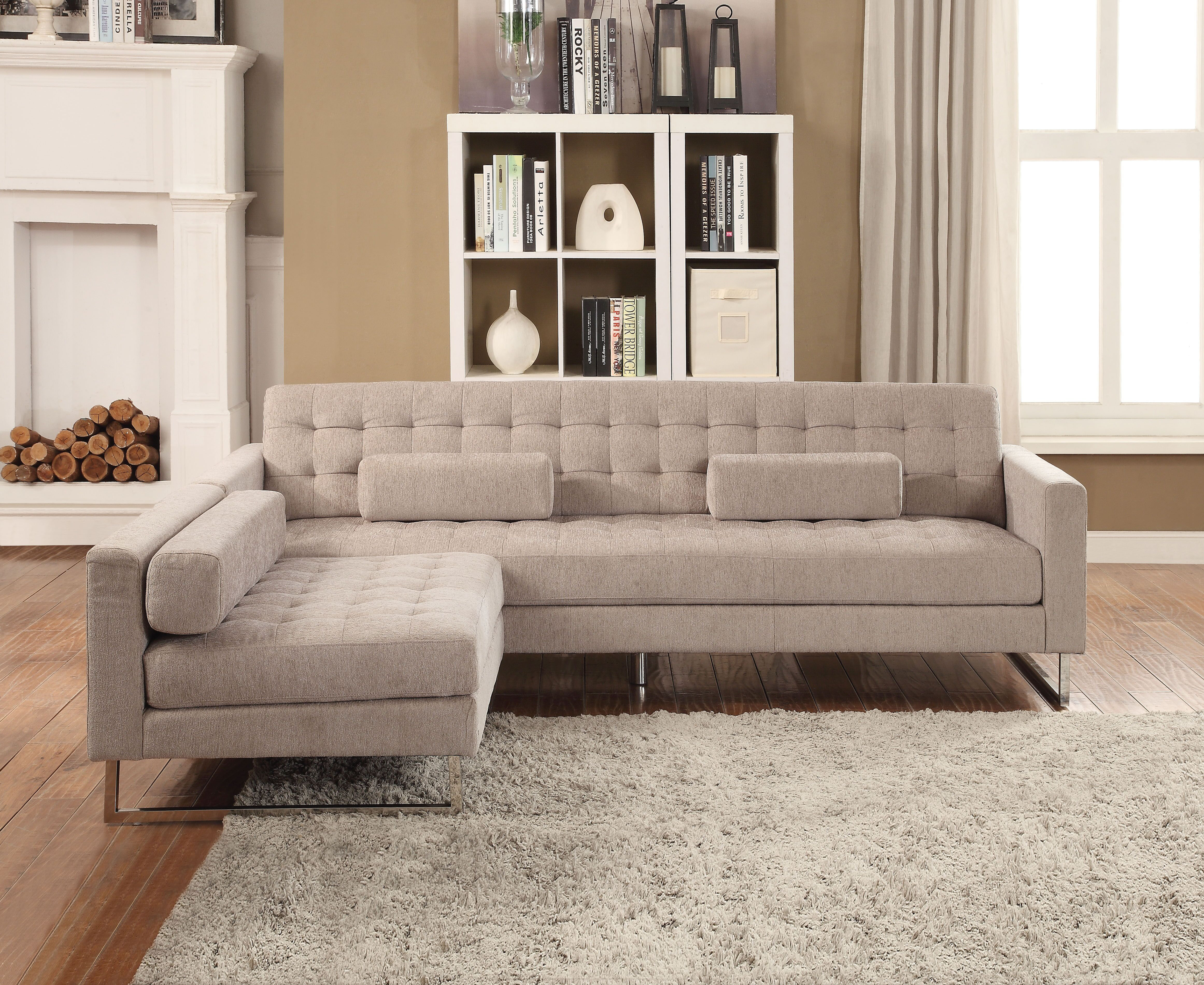 Brayden Studio Westwick Onless Tufted Sofa And Chaise Wayfair Ca Westwick Onless Tufted Sofa
