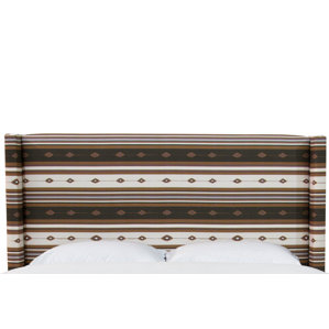 Nicolette Linen Upholstered Wingback Headboard by Union Rustic