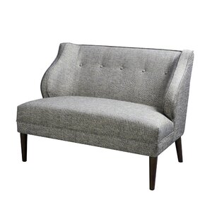 Simoneau Tufted Round Arm Full Seat Settee