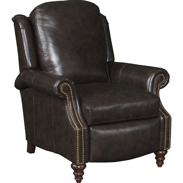 Hobson 3-Way Leather Manual Recliner By Bradington-Young