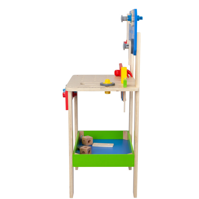 kids wooden workbench