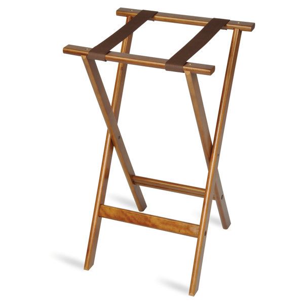 Deluxe Wood Tray Stand with Strap by Central Specialties LTD| @ $69.99