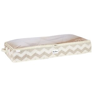 Textured Chevron Under-the-Bed Storage Bag