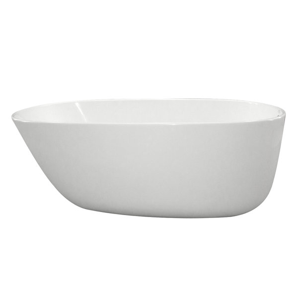 Daniela 58 x 30 Freestanding Soaking Bathtub by Hydro Systems