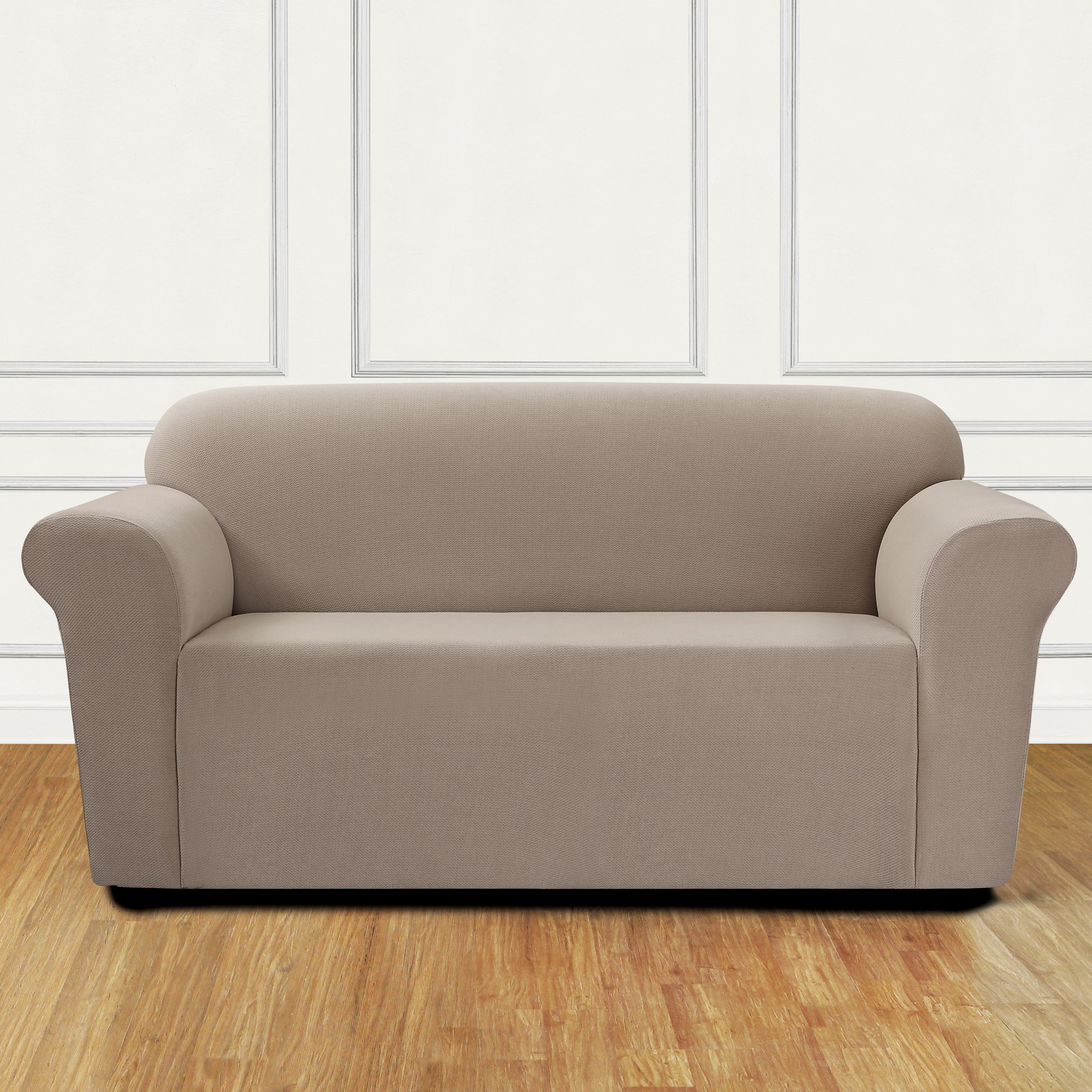 Sure Fit Stretch Mini Chevron Box Cushion Loveseat Slipcover Wayfair