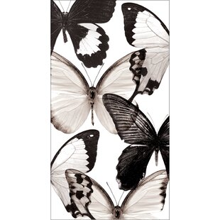 Pk 4 Dinner Napkin with pink white,silver butterflies 