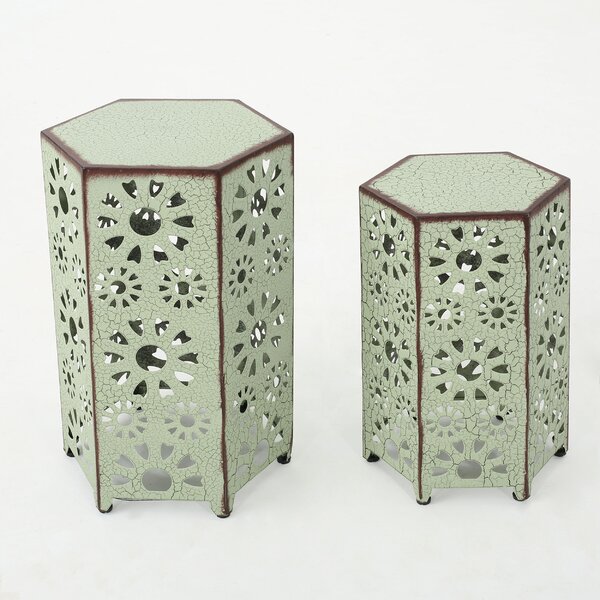 Crepeau 2 Piece End Table By Bungalow Rose