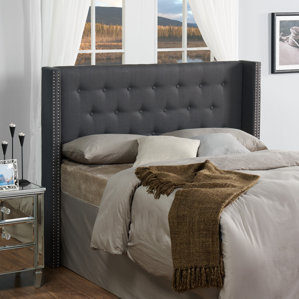Dowlen Upholstered Wingback Headboard ..