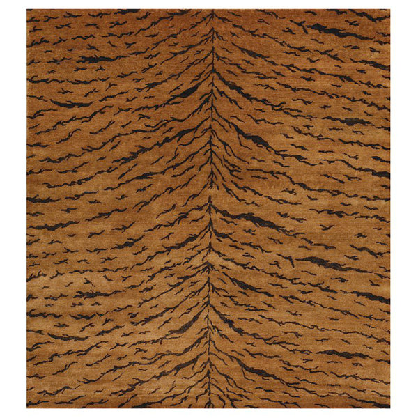 Metropolitan Hand Knotted Wool Bronze Area Rug by Exquisite Rugs
