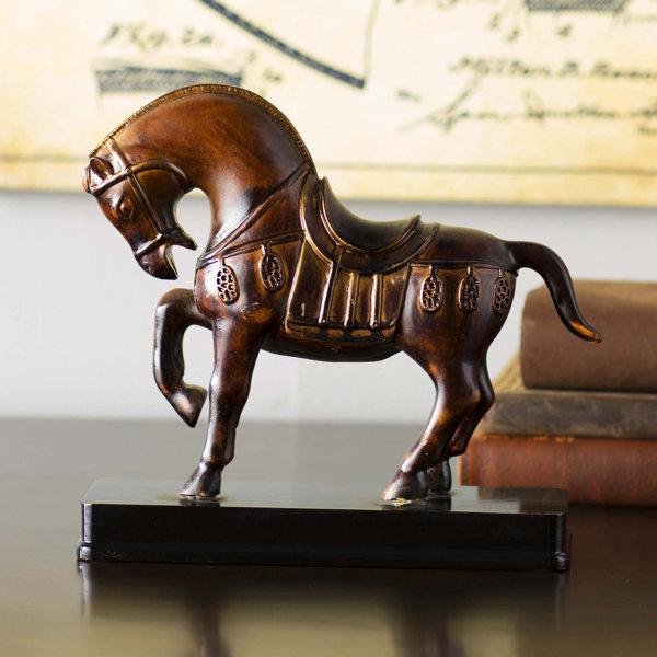 Three Posts Horse Figurine & Reviews Wayfair