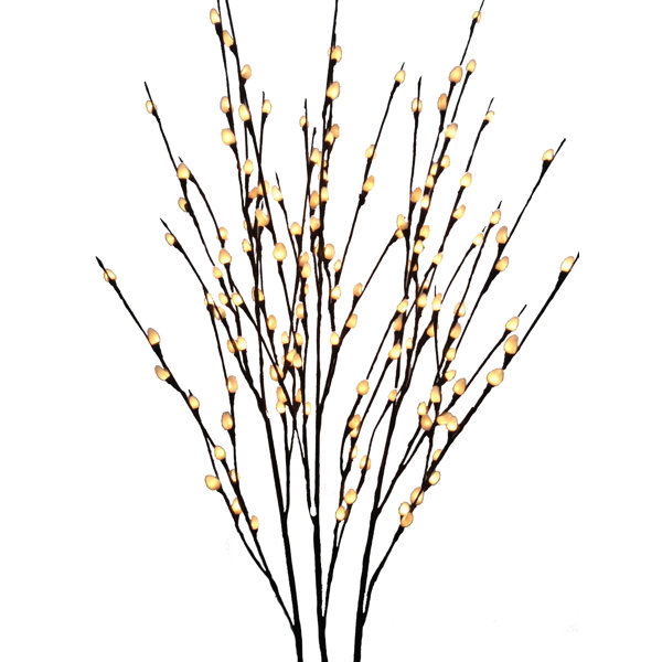 Floral 144 Light Pussy Willow Tree by Hi-Line Gift Ltd.