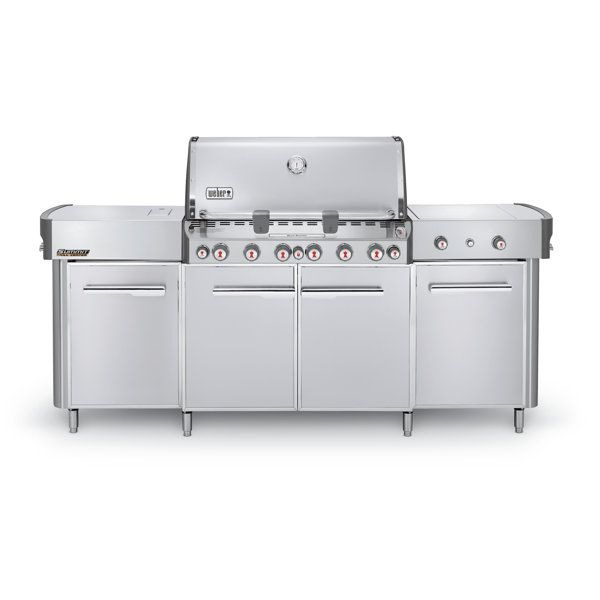 Summit® Grill Center 6-Burner Natural Gas Grill with Smoker by Weber