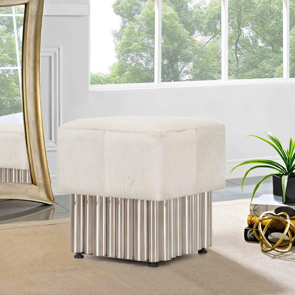 Mcmillon Mongolian Ottoman By House Of Hampton Coupon