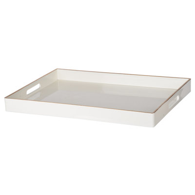 white coffee table tray