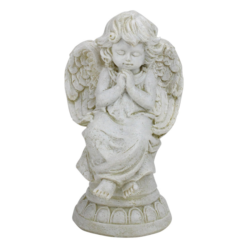 Red Barrel Studio Galento Hopeful Cherub Angel Outdoor Patio