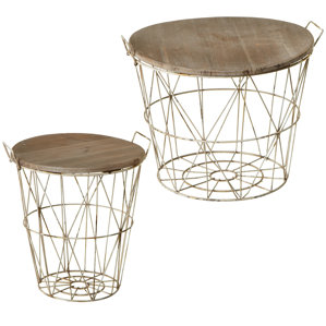 Elsworth 2 Piece Nesting Tables by Gracie Oaks