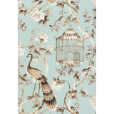 Schumacher Wallpaper Birds Wayfair