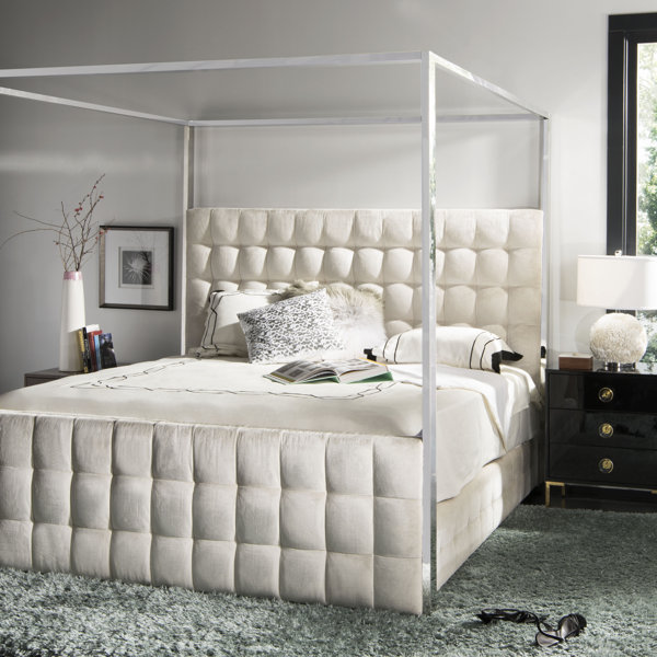 Launceston Upholstered Canopy Bed By Mercer41 Design