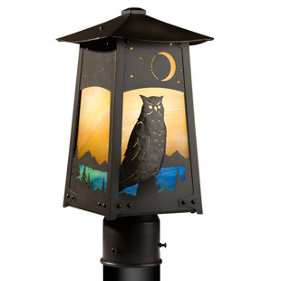 Best Devaughn Great Horned Owl 1-Light Post Light By August Grove Outdoor Lighting Devaughn Great Horned Owl 1-Light Post Light By August Grove Outdoor Lighting