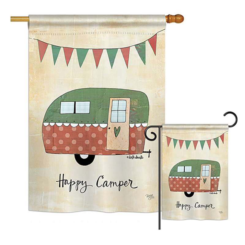 Breeze Decor Camper Nature Outdoor Impressions Vertical House 2 Sided Polyester 40 X 28 In Flag Set Wayfair