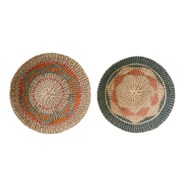 2 Piece Handwoven Abaca Wall Decor Set Joss Main