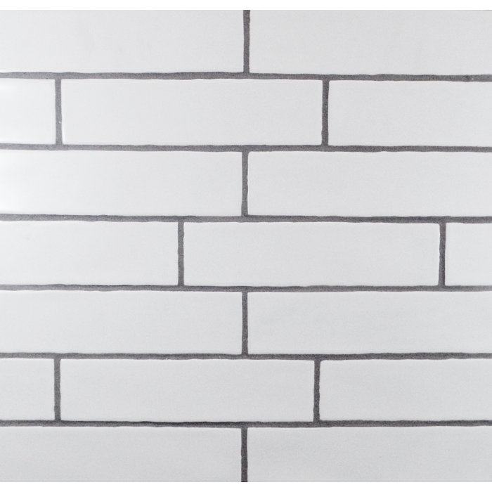Hills Wavy Edge 3 X 12 Subway Tile In Matte White Hills Wavy Edge 3 X 12 Subway Tile In Matte White