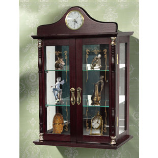 Wall Hung Curio Cabinet Wayfair Wall Mounted Curio Cabinet
