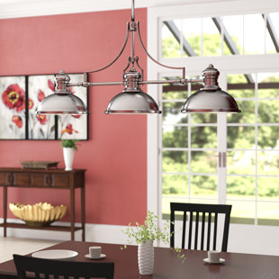 Over Table Kitchen Lighting Wayfair Roa 3 Light Kitchen Island Pendant