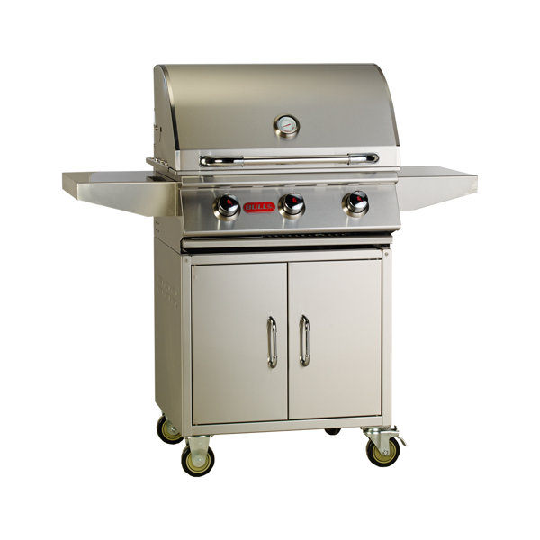 Steer Premium 3-Burner Propane Gas Grill with Cabinet by Bull Outdoor Products