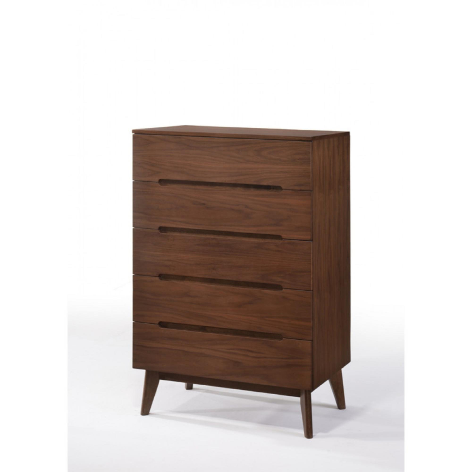 Corrigan Studio Leta Wooden 5 Drawers Chest Wayfair
