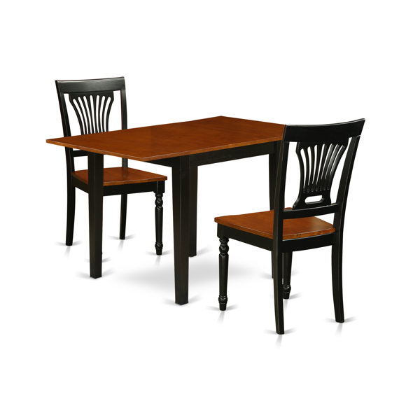 Belchertown Drop Leaf Solid Wood Dining Set by Ophelia & Co. Ophelia & Co.
