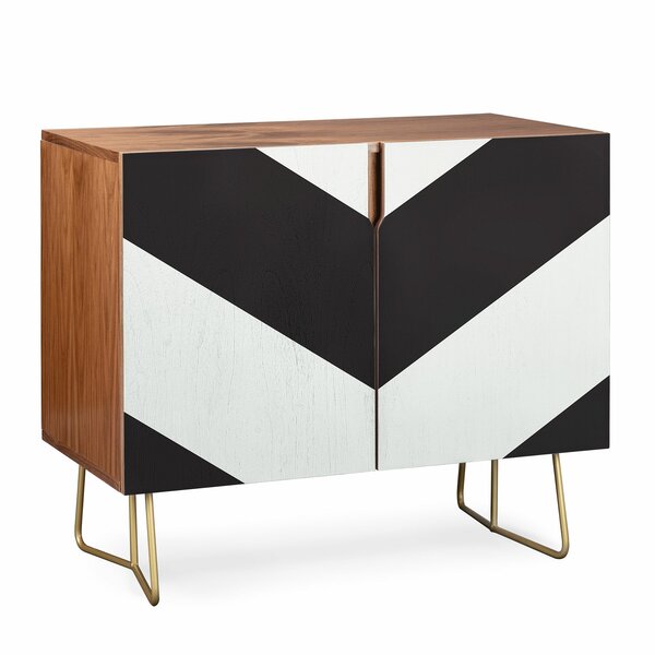 Home & Outdoor Triangle Footprint Accent Cabinet