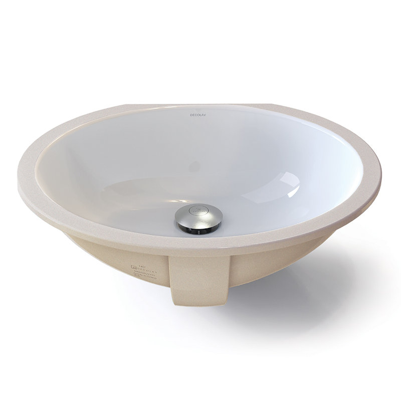 Carlyn Clically Redefined Ceramic Oval Undermount Bathroom Sink Carlyn Clically Redefined Ceramic Oval Undermount Bathroom Sink With Overflow