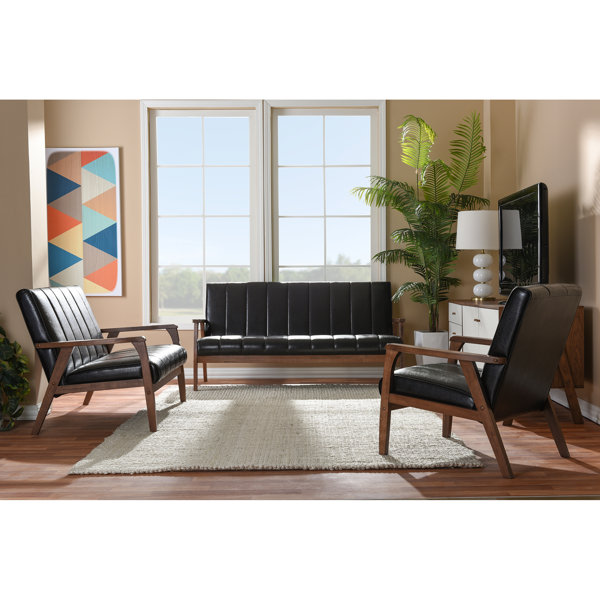 Langley Street Kinley 3Piece Sofa Set & Reviews Wayfair