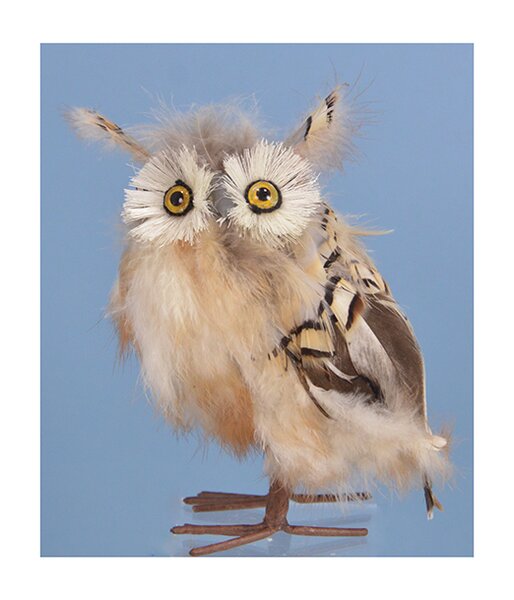 Sayer Feather Owl Figurine by Loon Peak