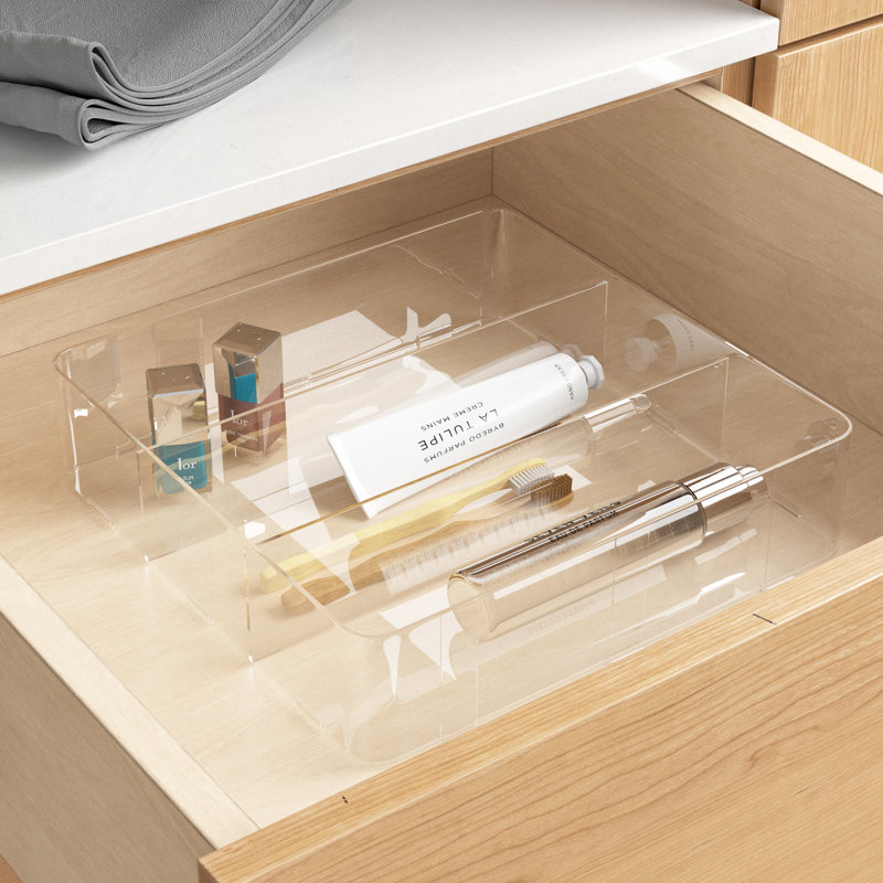 Dotted Line Clare 3 H X 12 W D Drawer Organizer Reviews H X 12 W D Drawer Organizer