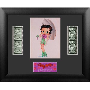 Betty Boop Double FilmCell Presentation Framed Vintage Advertisement