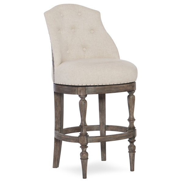 Kacey Deconstructed Counter Swivel Bar Stool by Hooker Furniture