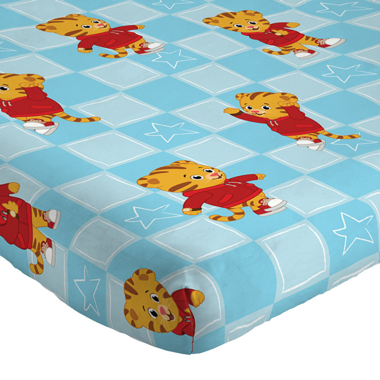 daniel tiger crib sheets